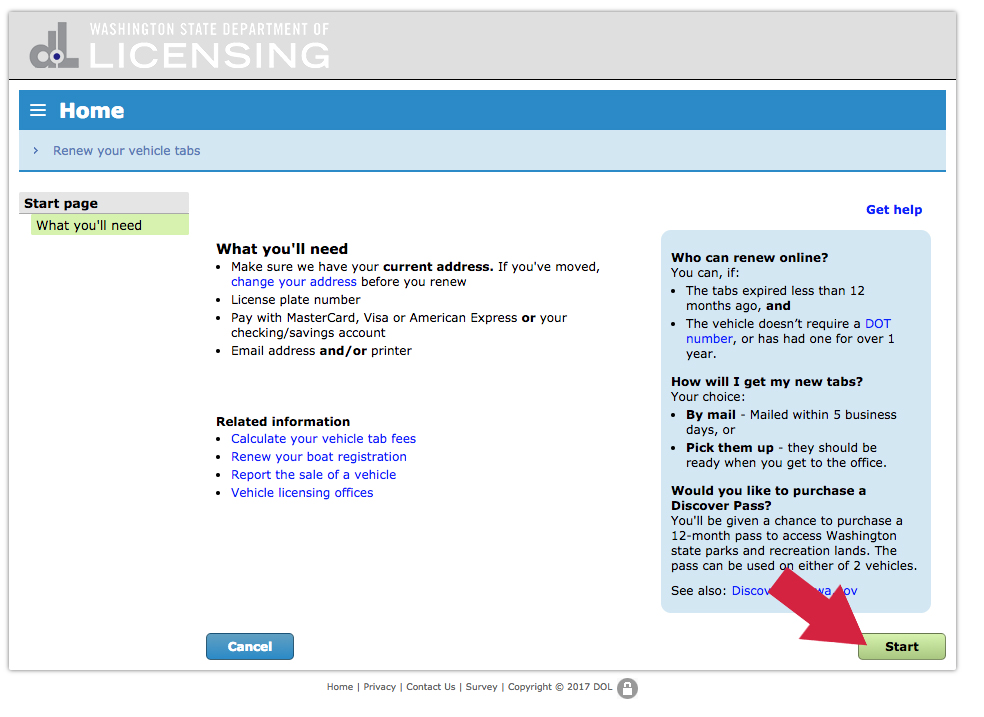 Renew Online Federal Way Licensing Services